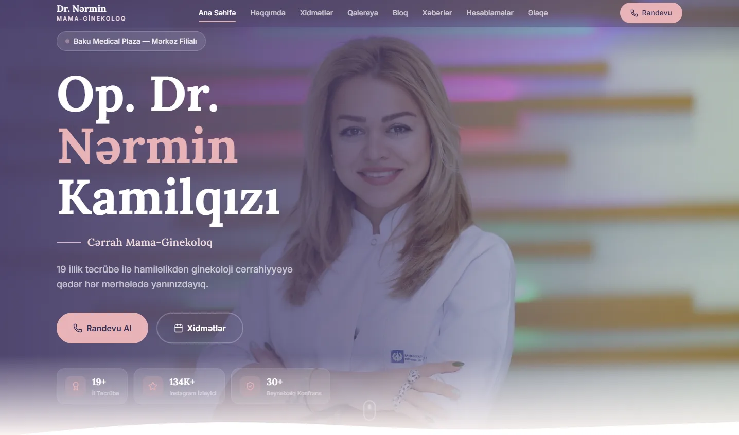 Op. Dr. Nərmin Kamilqızı saytı